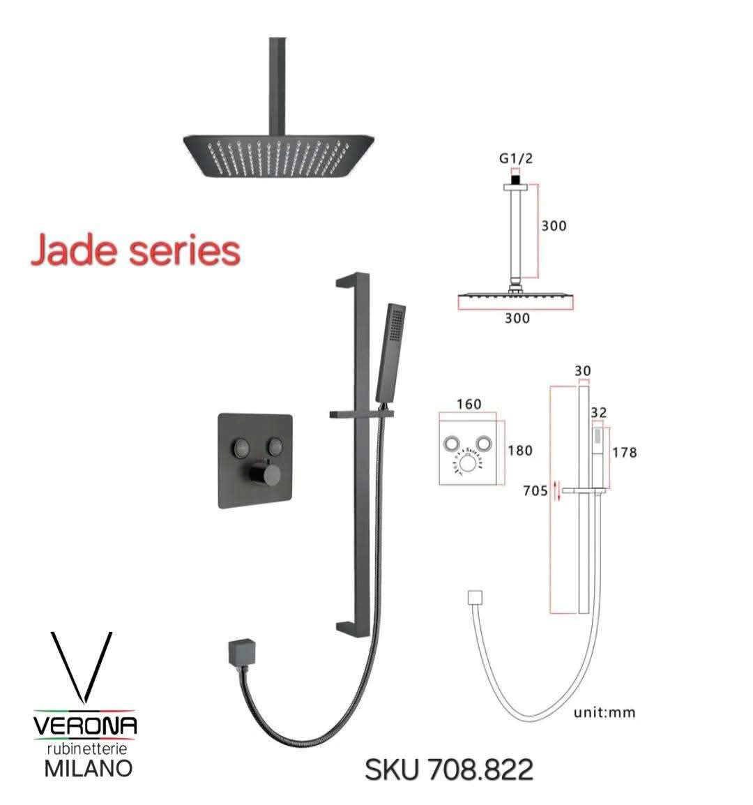 Sen âm tường 2 chế độ bát sen thả trần VERONA JADE series 1