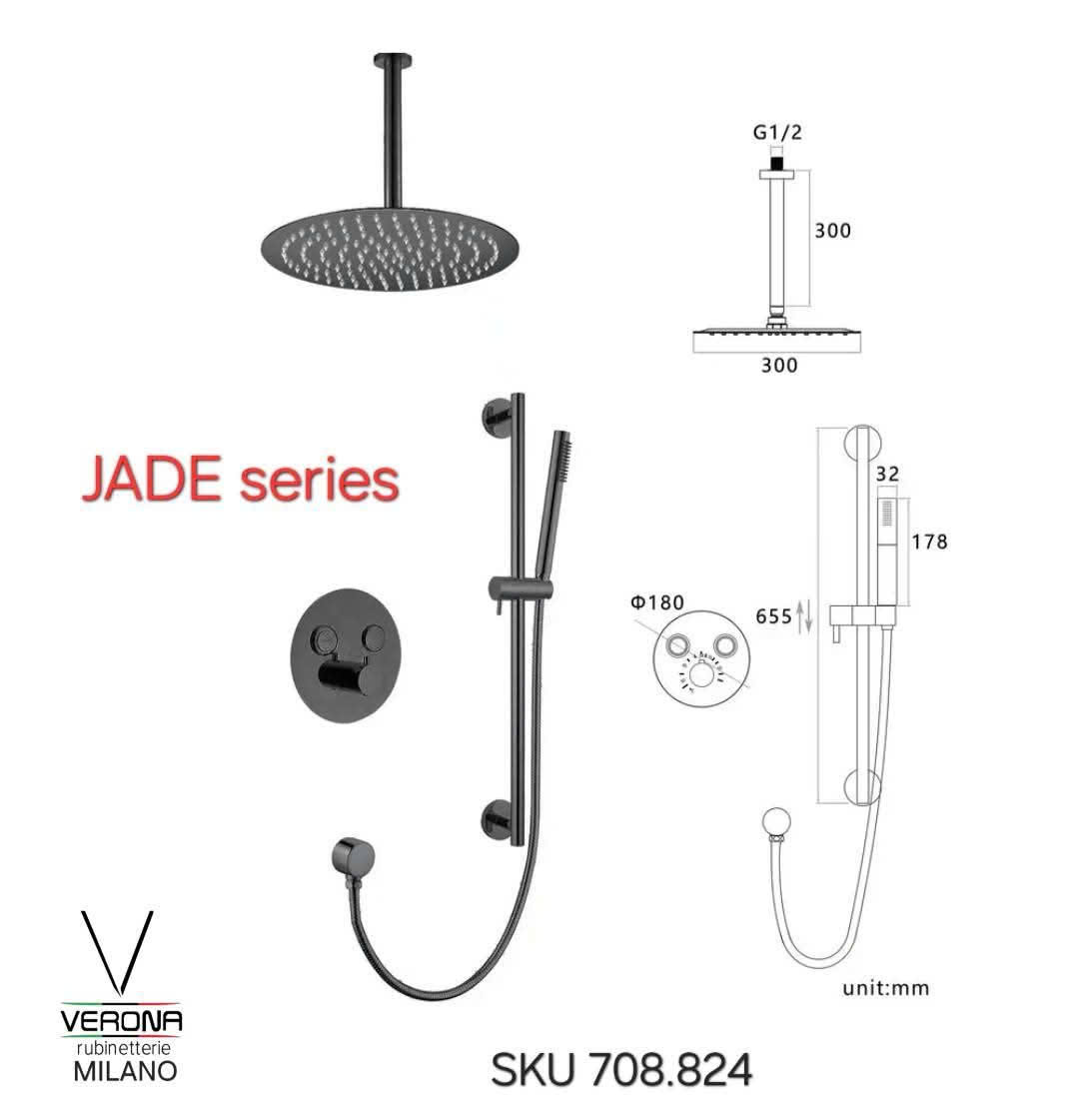 Sen âm tường 2 chế độ bát sen thả trần VERONA JADE series 2