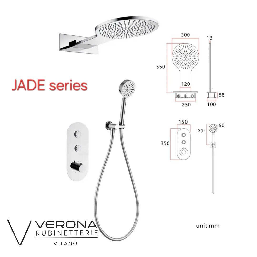 Sen âm tường bát sen Mưa cắm tường VERONA JADE series 1