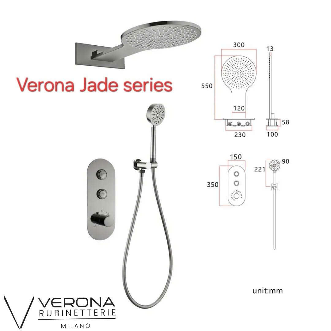 Sen âm tường bát sen Mưa cắm tường VERONA JADE series 4
