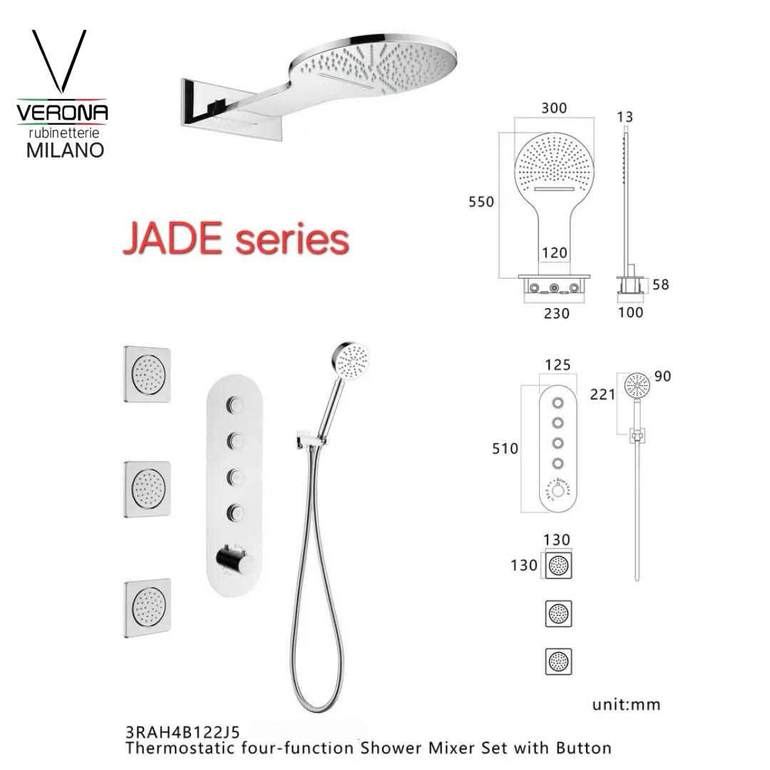 Sen âm tường bát sen Mưa cắm tường VERONA JADE series 5