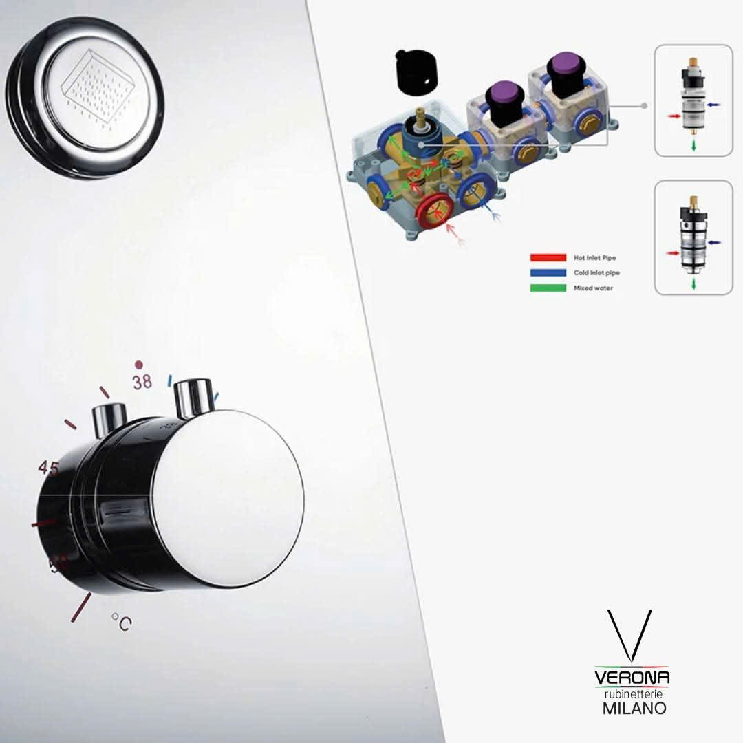 Sen âm tường bát sen Mưa cắm tường VERONA JADE series 9